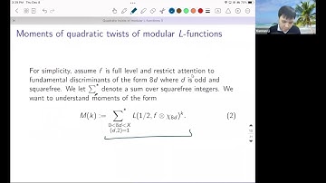 Quadratic Twists of Modular L-Functions - Xiannan Li
