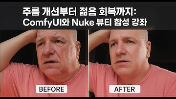 AI와 함께하는 피부 주름 개선 뷰티 합성: ComfyUI + Nuke 실전 워크플로우