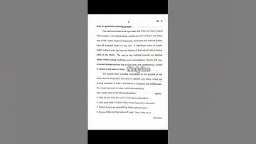 10th class English Special Test Paper 2025