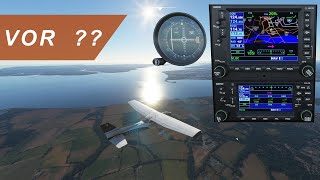 MSFS 2020 | VOR DME Navigation tutorial - Easy | Cessna 172