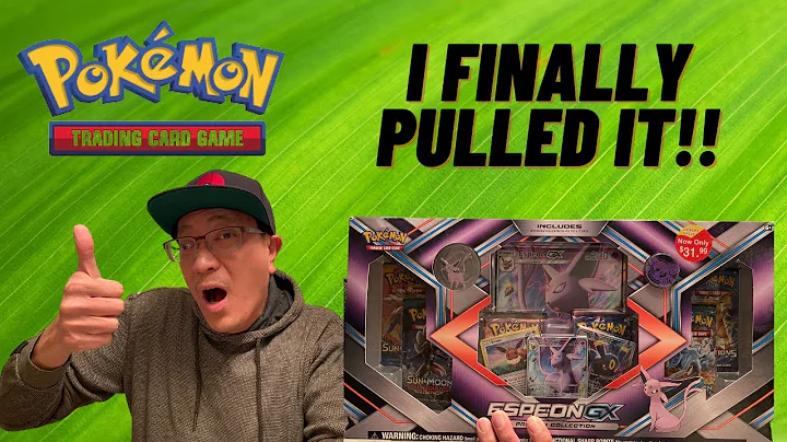 I PULLED MY FIRST SECRET RARE ENERGY CARD! ESPEON GX PREMIUM COLLECTION BOX! POKEMON CARDS OPENING!