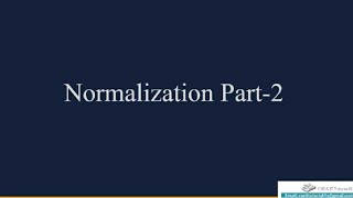 Normalization Part 2 in telugu