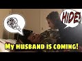 "You have to HIDE! My husband is coming" | Funny Prank | Tiktok Trend