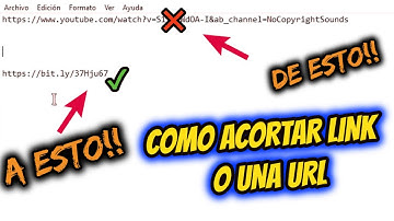 COMO ACORTAR UN LINK O ACORTAR UNA URL