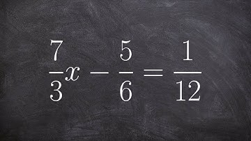 Solving a linear equation with multiple fractions