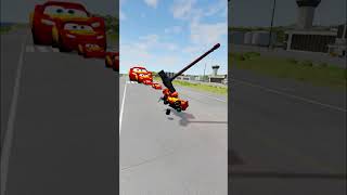 Мсqueen & Small Cars vs Giant Hand Slap - BeamNG.drive#BeamImpact #BeamNG