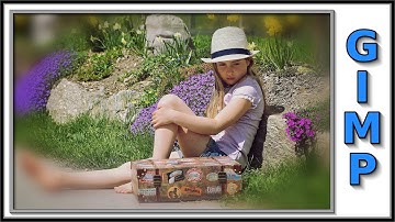 Gimp: Unsharp or Blurred Vignette