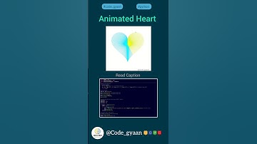 Animated Heart with python use chatgpt 🚀 #chatgpt #coding #navigationmenu
