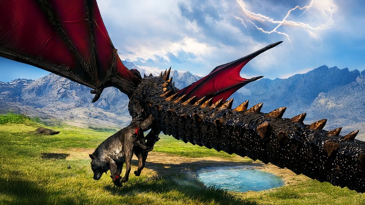 NEW Dragon Survival Experience Where You Can ACTUALLY HUNT Animals!