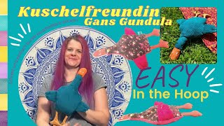 Gans Gundula - ein ITH Projekt zum Liebhaben - Sticken mit KathieKreativ
