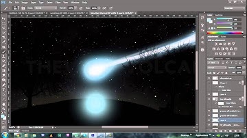 Photoshop Shooting Star Speed Art