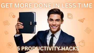 5 Millionaire Productivity Hacks You NEED to Try! (Get More Done in Less Time)