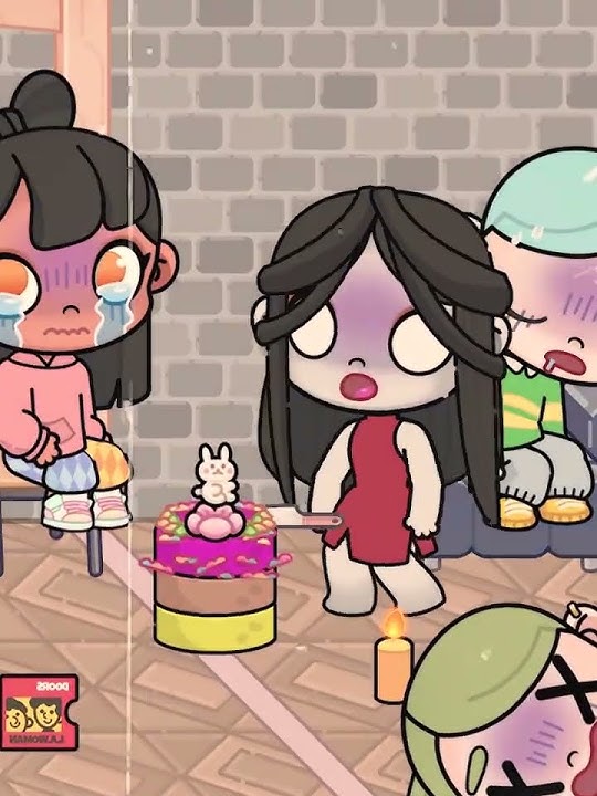 My friend went crazy at her BD party😢 #avatarworld #tocaboca #avatarworldstory