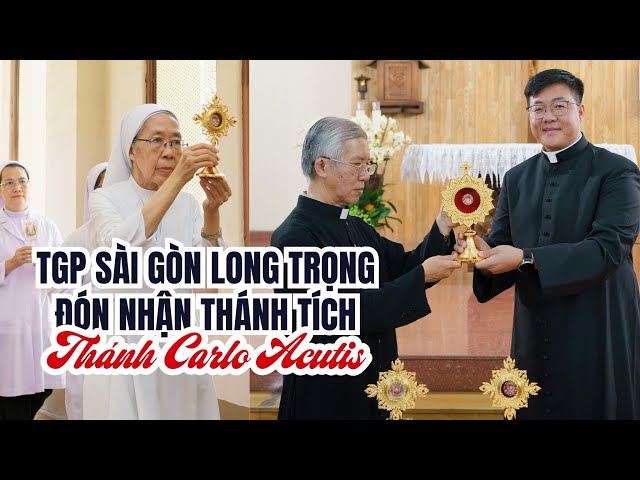 Tổng Giáo Phận Sài Gòn long trọng đón nhận Thánh tích Thánh Carlo Acutis