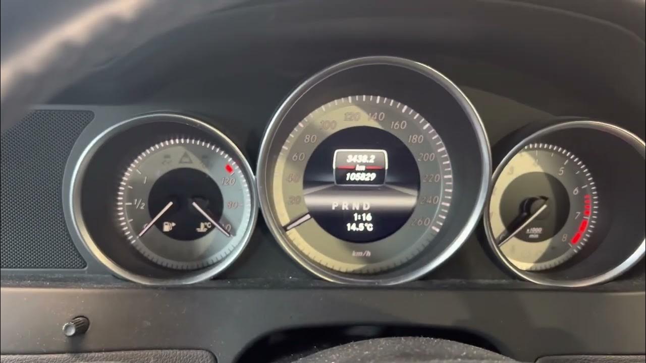 2012 Mercedes Benz C180 Service Light Reset - YouTube