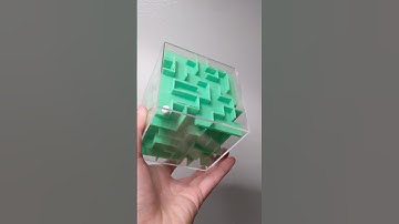3D Printed Maze Cube