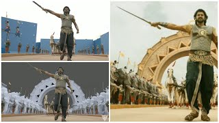 Bahubali 2 Before and after VFX || VFX Breakdown || Behind The Scenes || [ by United Soft ] screenshot 2