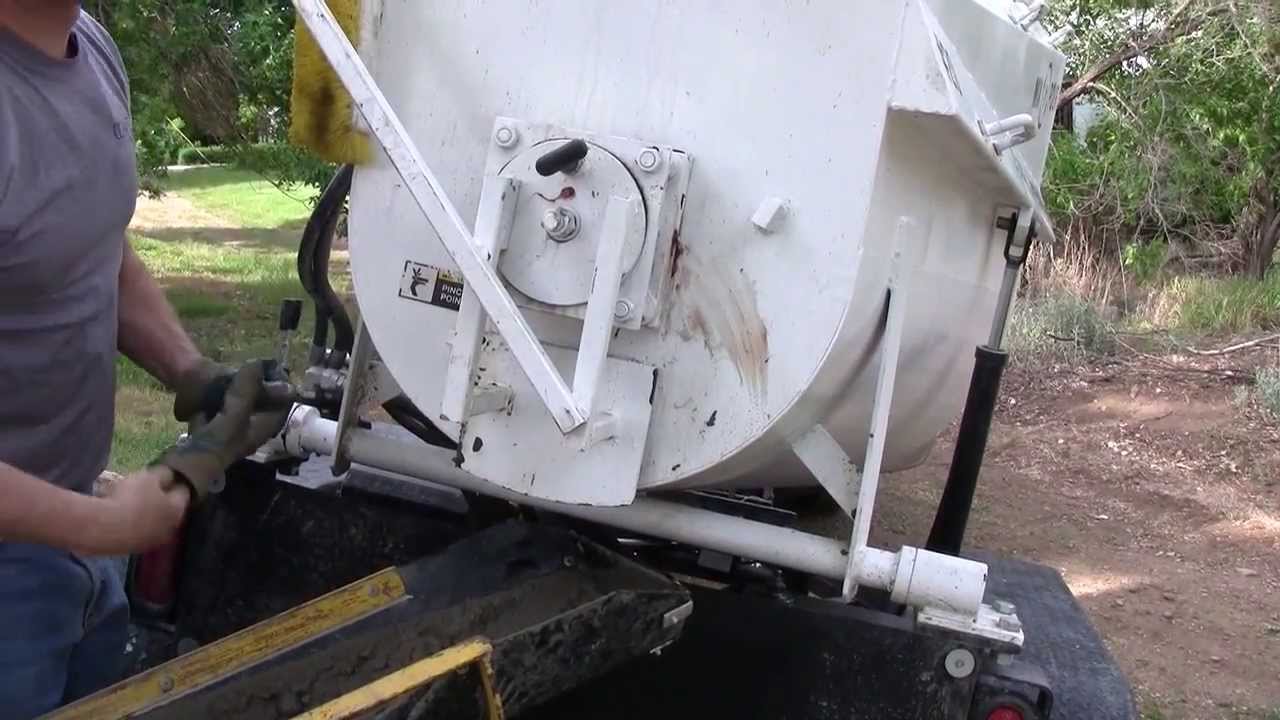 MixnPour Concrete Mixing Trailer YouTube