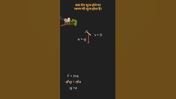Can an Object Have ZERO VELOCITY (शून्य वेग) and Non-Zero Acceleration? (HINDI)