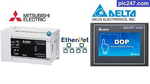 HMI Delta & Mitsubishi FX5U "Communication" Tutorial