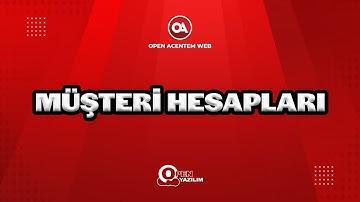 12 - Müşteri Hesapları