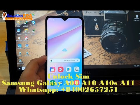 Sim Unlock Samsung Galaxy A01 A11 A10s A10