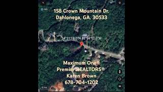 Residential Lot For Sale: 158 Crown Mountain Drive Dahlonega, Georgia 30533