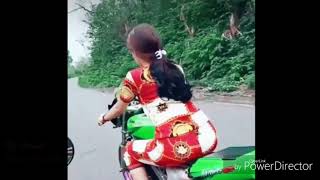 Cewek manis bawa ninja