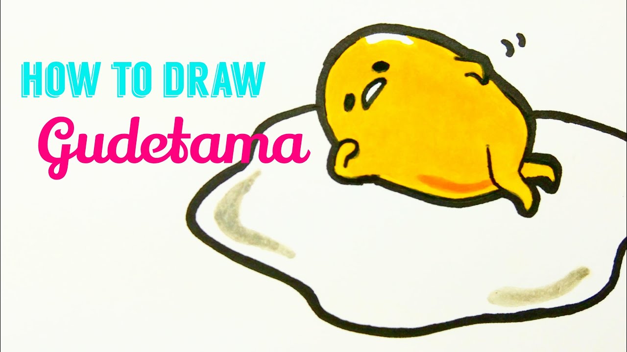 HOW TO DRAW GUDETAMA 🥚 | Easy & Cute Gudetama Drawing Tutorial For  Beginner - thptnganamst.edu.vn