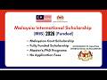 MIS Scholarship Malaysia 2026/27 | Fully Funded | No IELTS | No Application Fee | Complete Guide