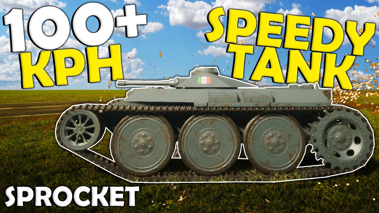 100+KPH Super SPEED Tank! - Sprocket Gameplay 