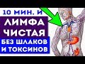 ЧИСТАЯ ЛИМФА ЗА 10 мин! Лимфодренажный массаж. Чистка организма от шлаков и токсинов!