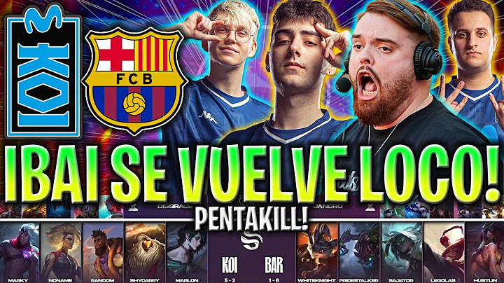 IBAI SE VUELVE LOCO CON KOI! *PENTAKILL!* - KOI vs BAR SUPERLIGA 2024 ESPAÑOL LVP