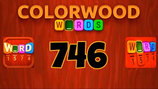 COLORWOOD WORDS Cryptogram level 746