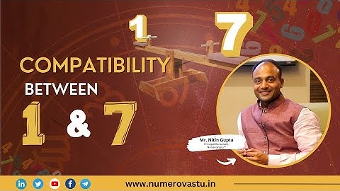 #compatibility of Numbers 1 & 7 | Compatibility Analysis based on Nitin Sir