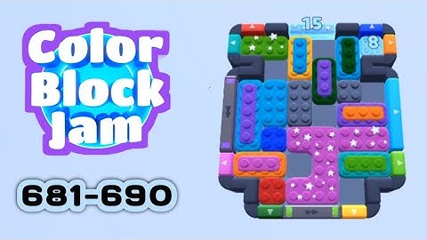 Color Block Jam Level 681-690 | No Commentary, No Music | Android Gameplay
