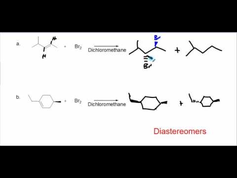 Video Addition of Br2 (bromination of alkenes) - youtube
