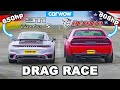 Dodge Challenger Demon vs Porsche 911 Turbo S 🚗