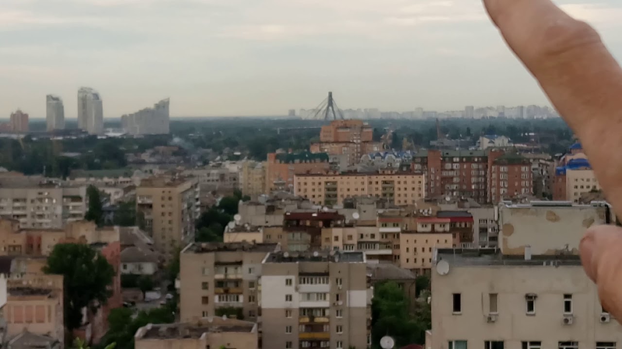 Гора Щекавица Смотровая площадка КИЕВ подол УКРАИНА - YouTube