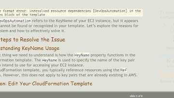 Resolving CloudFormation Template KeyPair Issues for EC2 Instances