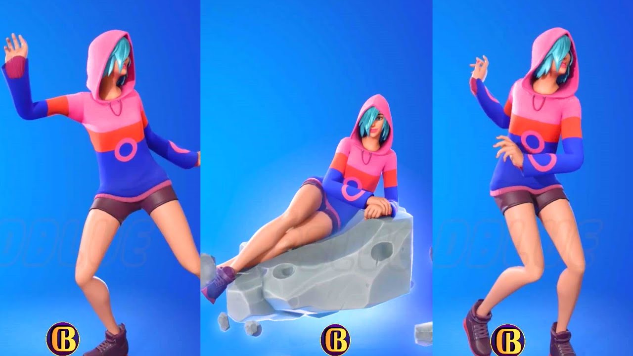 New IRIS Performs All Emotes & Dances in Fortnite - YouTube