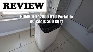 HUMHOLD 12000 BTU Portable AC Review: 3-in-1 Cooling, Fan &amp; Dehumidifier for 500 sq ft - 2025