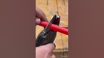 Installing a 1/2” shark bite elbow on  PEX & copper pipe. #sharkbite #plumbing #diy #easyplumbing