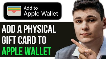 HOW TO ADD A PHYSICAL GIFT CARD TO APPLE WALLET 2025! (FULL GUIDE)