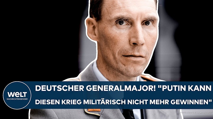 UKRAINE: Deutscher Generalmajor exklusiv! "Putin kann diesen Krieg militärisch nicht mehr gewinnen!"