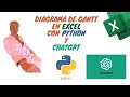 🔊 Curso Python para Excel 30.- Creando Gráfico de Gantt desde Cero con ChatGPT