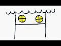 How to drawing house step by step with letter hhow to drawing house easy and beautiful with colour