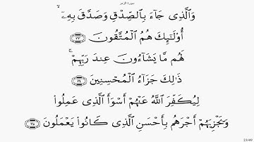 سورة الزمر بصوت علي الحذيفي