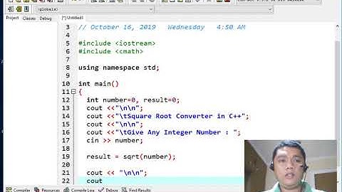 Square Root Converter in C++