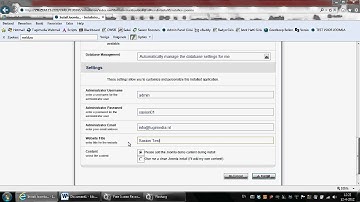 Hoe installeer ik Joomla